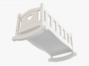 Play Dolls Cradle 3D Model