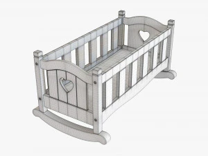 Play Dolls Cradle 3D Model