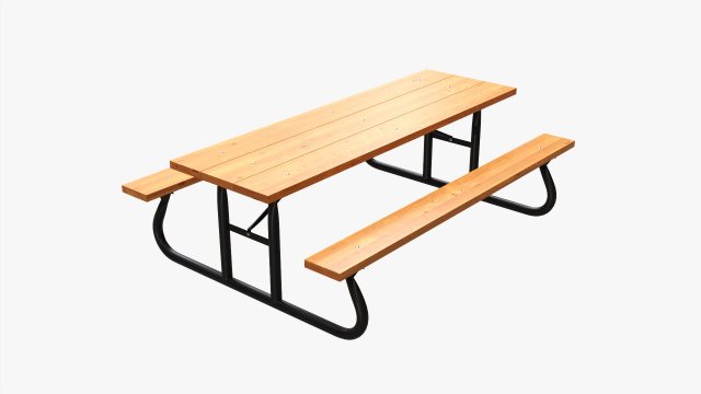 Portable Outdoor Picnic Table Modelo 3D .c4d .max .obj .3ds .fbx .stl .blend 