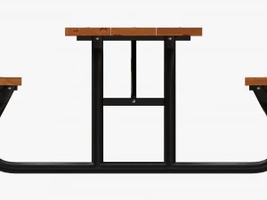 Portable Outdoor Picnic Table 3D Model