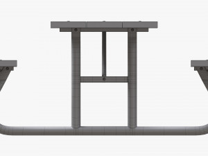 Portable Outdoor Picnic Table Modelo 3D