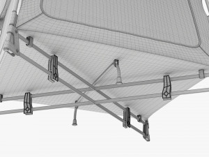 Portable Travel Cot 3D Модель
