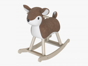 Rocking Deer Ride-On 3D Model
