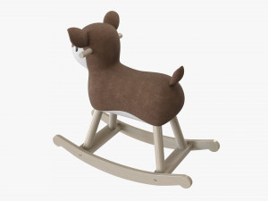 Rocking Deer Ride-On Modello 3D