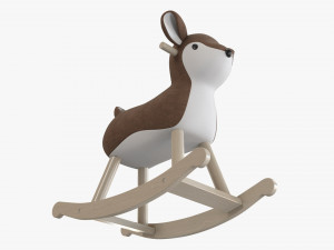 Rocking Deer Ride-On Modello 3D