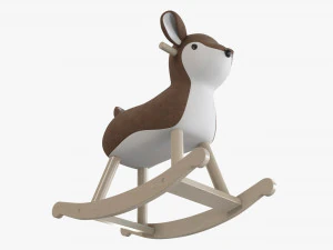 Rocking Deer Ride-On 3D Model
