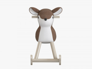 Rocking Deer Ride-On Modello 3D
