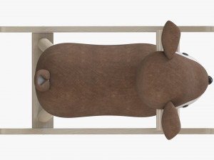 Rocking Deer Ride-On Modello 3D