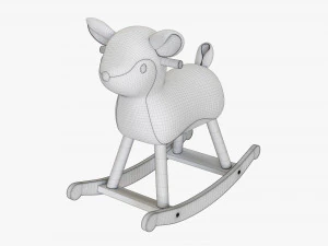 Rocking Deer Ride-On 3D Model