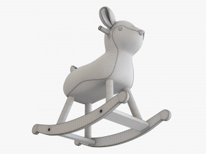 Rocking Deer Ride-On Modello 3D