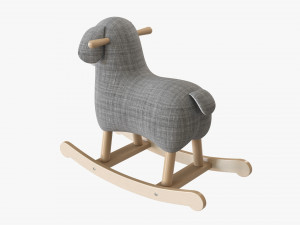 Rocking Lamb Ride-On Model 3D
