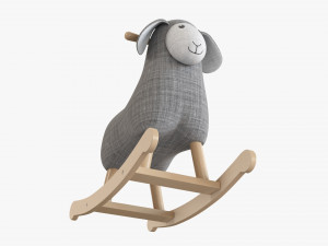 Rocking Lamb Ride-On Model 3D