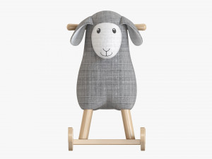 Rocking Lamb Ride-On Model 3D