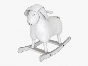 Rocking Lamb Ride-On Model 3D
