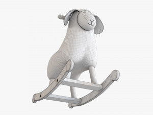 Rocking Lamb Ride-On Model 3D