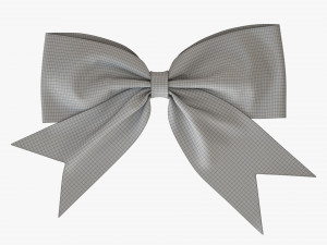 Small Ribbon Decoration Fabric Blue 3D Модель