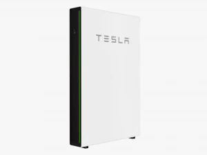 Tesla G&uuml;&ccedil; Duvarı 3D Model