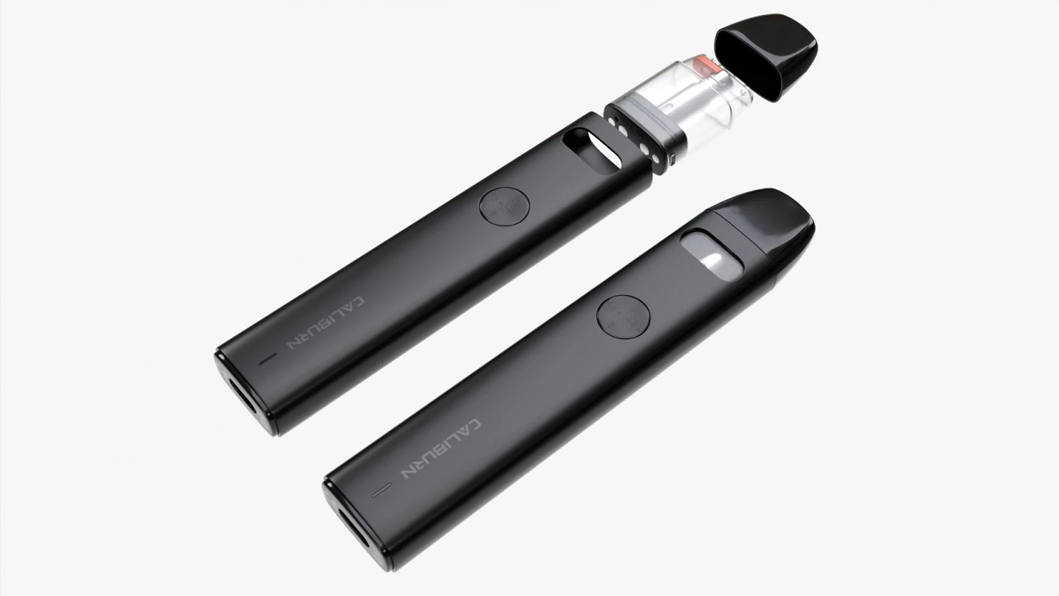 Uwell Caliburn A2 Vape Device Pod Syst&egrave;me Noir Modèle 3D .c4d .max .obj .3ds .fbx .stl .blend 