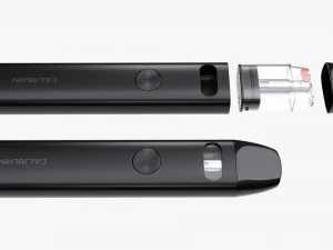 Uwell Caliburn A2 Vape Device Pod Syst&egrave;me Noir Modèle 3D