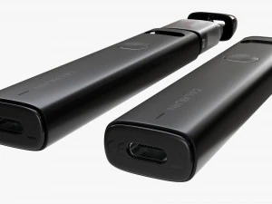 Uwell Caliburn A2 Vape Device Pod Syst&egrave;me Noir Modèle 3D