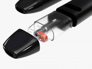 Uwell Caliburn A2 Vape Device Pod System Black Model 3D