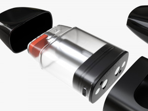 Uwell Caliburn A2 Vape Device Pod System Black Model 3D