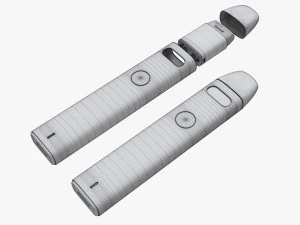 Uwell Caliburn A2 Vape Device Pod Syst&egrave;me Noir Modèle 3D