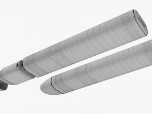 Uwell Caliburn A2 Vape Device Pod Syst&egrave;me Noir Modèle 3D