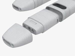 Uwell Caliburn A2 Vape Device Pod Syst&egrave;me Noir Modèle 3D