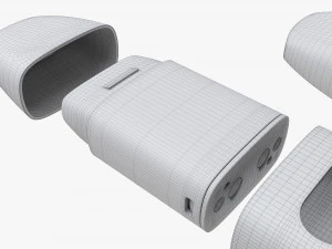 Uwell Caliburn A2 Vape Device Pod Syst&egrave;me Noir Modèle 3D