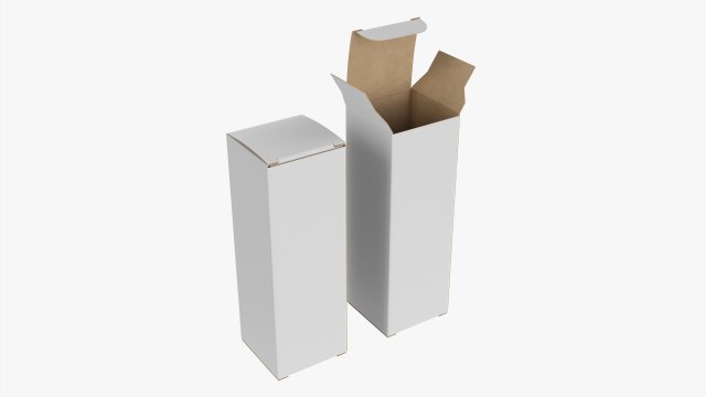 Vape Liquid Bottle Box Open Closed 3D Model .c4d .max .obj .3ds .fbx .stl .blend