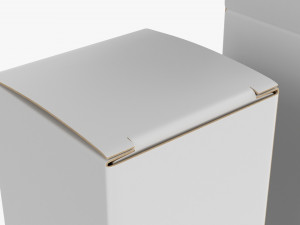 Vape Liquid Bottle Box Open Closed 3D Model