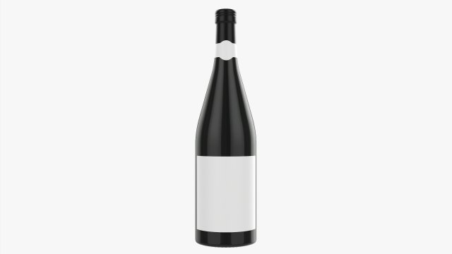 Wine Bottle 1l Mockup 18 Modello 3D .c4d .max .obj .3ds .fbx .stl .blend 