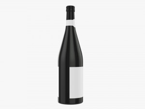 Wine Bottle 1l Mockup 18 Modello 3D