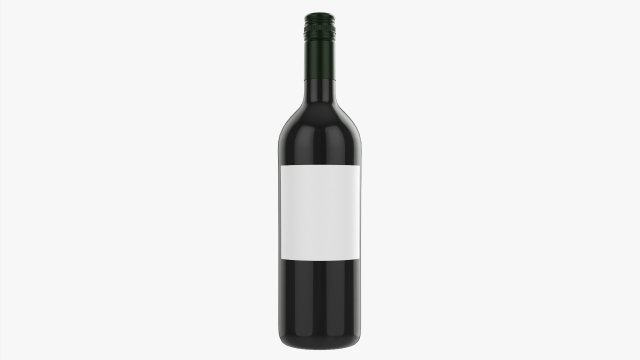 Wine Bottle 1l Mockup 19 3D 모델 .c4d .max .obj .3ds .fbx .stl .blend 