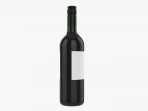 Wine Bottle 1l Mockup 19 3D Model
