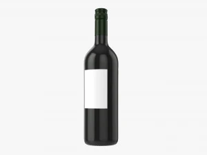 Wine Bottle 1l Mockup 19 3D Model