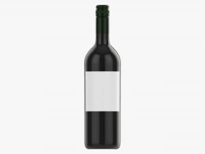 Wine Bottle 1l Mockup 19 3D Model