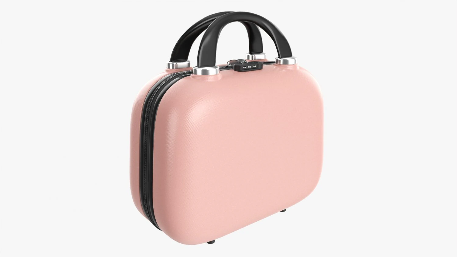 Beauty Case Hard shell 3D Model .c4d .max .obj .3ds .fbx .stl .blend 