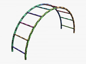 Climbing Monkey 01 Modello 3D