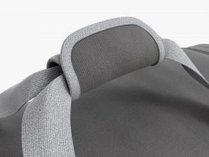 Duffel Travel Sport Bag Dark Gray 3D 모델