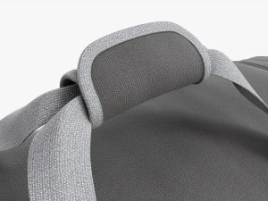 Duffel Travel Sport Bag Dark Gray 3D Model