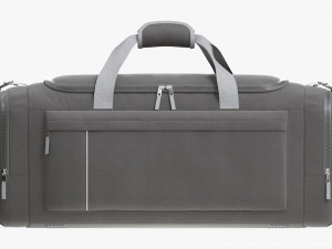 Duffel Travel Sport Bag Dark Gray 3D 모델