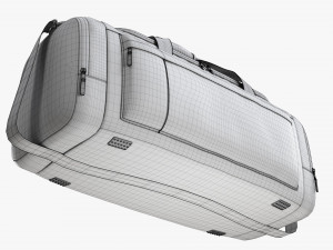 Duffel Travel Sport Bag Dark Gray 3D 모델