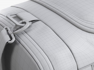 Duffel Travel Sport Bag Dark Gray 3D 모델