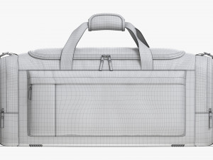 Duffel Travel Sport Bag Dark Gray 3D 모델