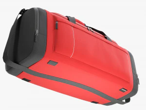 Bolsa esportiva de viagem Duffel vermelho preto Modelo 3D