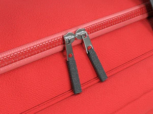 Bolsa esportiva de viagem Duffel vermelho preto Modelo 3D