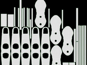 Bolsa esportiva de viagem Duffel vermelho preto Modelo 3D