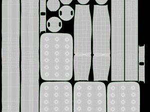 Bolsa esportiva de viagem Duffel vermelho preto Modelo 3D